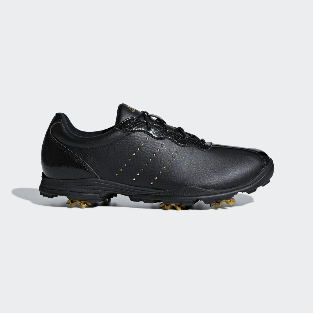 Pantofi Golf Adidas Adipure DC Dama Romania - Negrii/Aurii Metal F33618